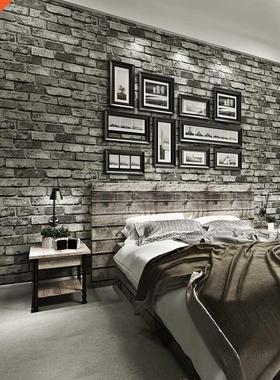 Modern Vntage Brck Textured Wallpaper For Walls Decor Embo
