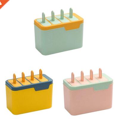 4 Cavities Ice Pop Moulds DIY Popsicles Moulds DIY Ice Pop M