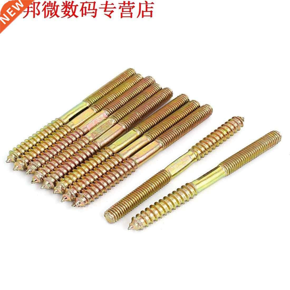 M8 x 100mm Double End Geneste Machine Tapschroef Stud 10 Stk