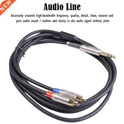 Stereo Mono Jack 6.35mm Revolution 2 RCA Audio Cable HiFi Mu