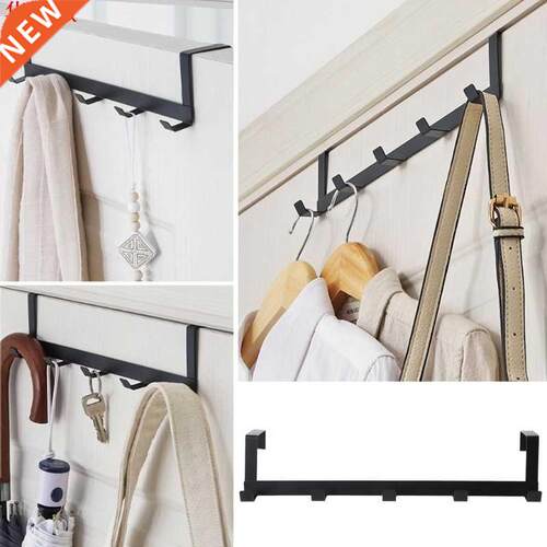 Over-The-Door Hook Rack Metal Hanger Storage Holder Hanging