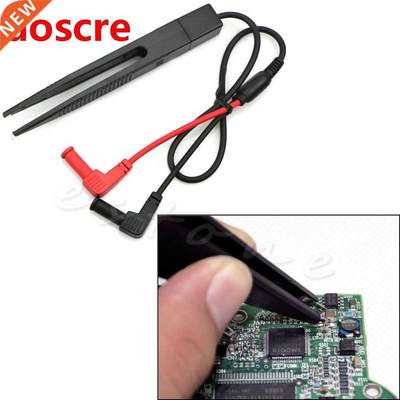 SMT SMD Chip Test Clip Lead Probe Multimeter Meter Tweezer C