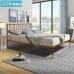 Modern ft Single Metal Bed Frame Solid Large Storage Space
