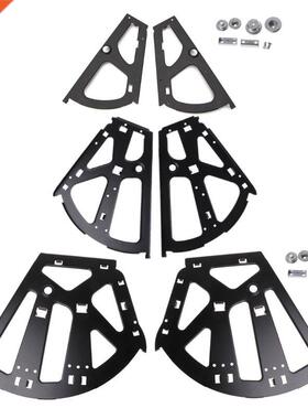 1 Pair Shoes Cabinet Hinges Flip Frame Hidden Movable Turnin