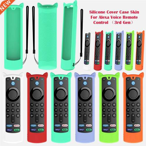 Silicone Remote Case For Alexa Voice Remote Control 3rd Gen