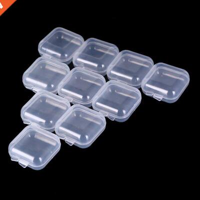 20pcs Small Clear Plaic Beads orage Containers Box With