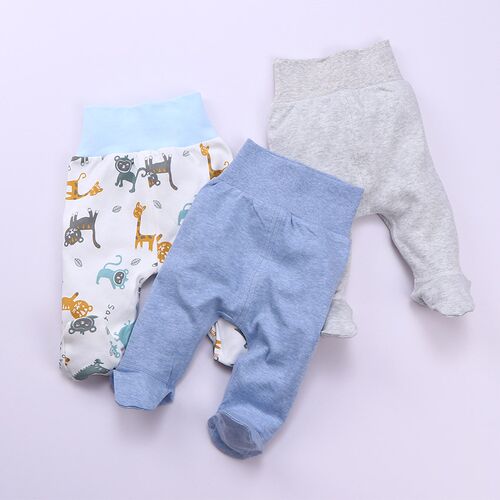 Baby Footed Pants Newborn Baby Boy Girl Leggings High Waist