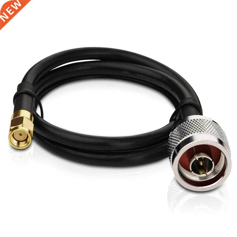20M N Male to RPSMA Male Pigtail Coaxial LMR200 Double Shiel