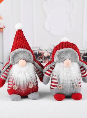 Christmas Swedish Gnome Santa Plush Toys Doll Ornaments Holi
