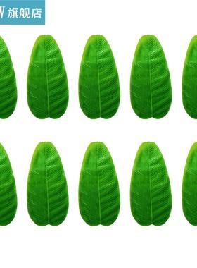10PCS Monstera Plant Placemats Heat-Proof Table Mats Simulat