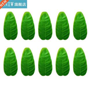 10PCS Monstera Plant Placemats Heat-Proof Table Mats Simulat