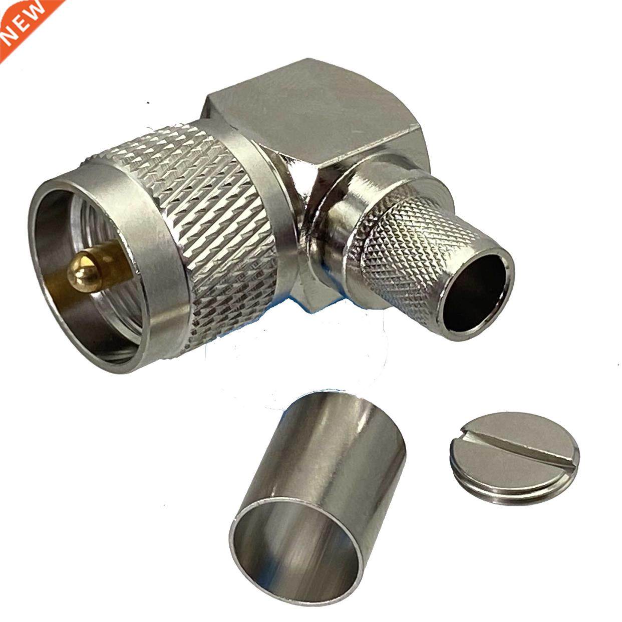 5pcs UHF PL259 Male Plug Connector Crimp RG8 LMR400 7D-FB RG