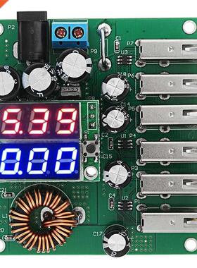 DC-DC Power Converter 10-0V to 5V 8A 6 USB Power Converter