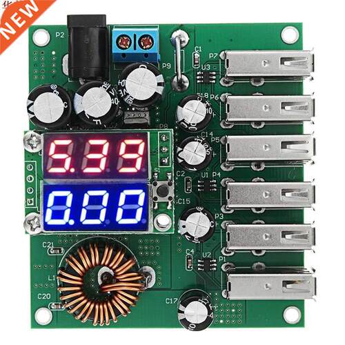 DC-DC Power Converter 10-0V to 5V 8A 6 USB Power Converter