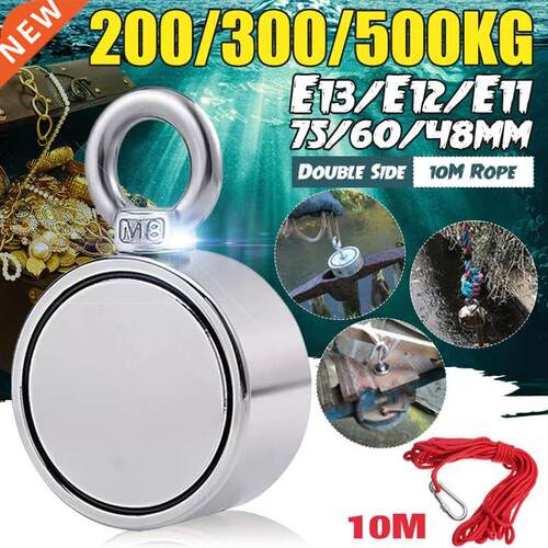 200KG/00KG/500KG Strong Powerful Neodymium Magnet Round Hoo