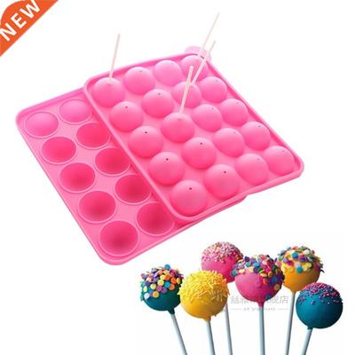 Slcone Lollpop Mold Candy Fondant Cakepop Mold 20 Chocol