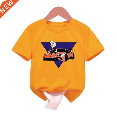 Children's 100% T Shirts erch A4 Laa Print Casual Fai