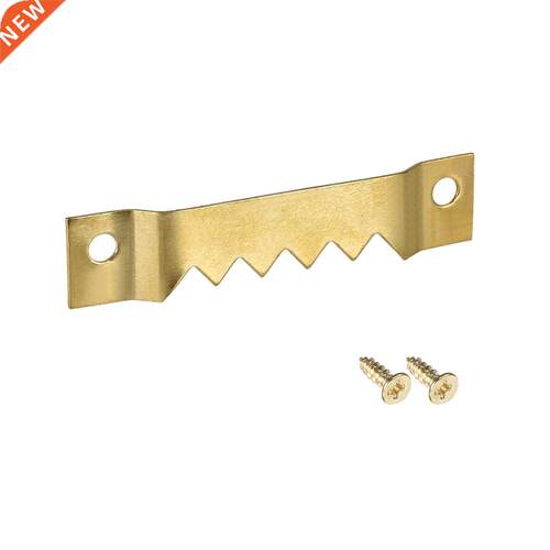 Sawtooth Picture Hangers, 2 1/5 Inch Double Hole with Screws
