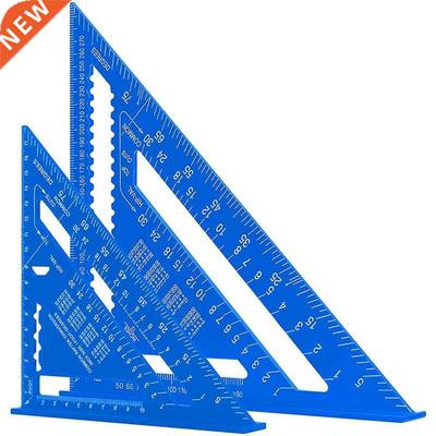 2 Pack Triple-cornered Ruler,7 Inch and 12 Inch Triple-corne