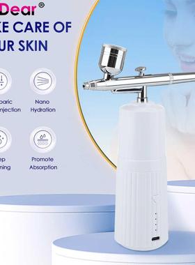 0.3mm Facial Airbrush Compressor Water Oxygen Injector Nano