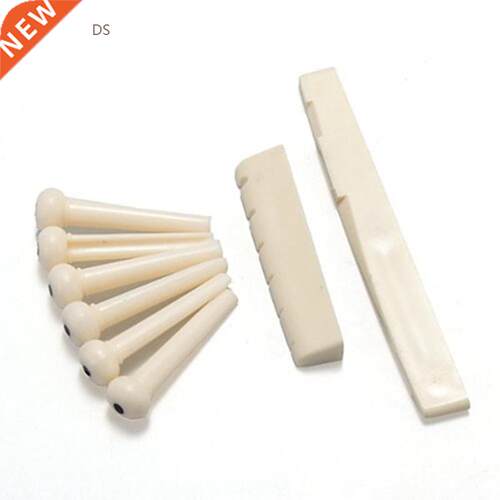Guitar bridge 6 Bridge Pins saddle bridge saddle Bone / Bone
