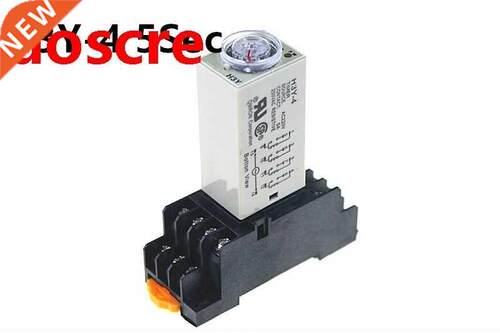 5S H3Y-4 Power On Time Delay Relay Timer DPDT 14Pins H3Y-4
