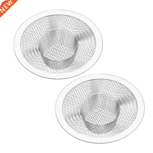 2 Pcs Kitchen Sink Garbage Strainer, 1.6 Inch Rim Stainless