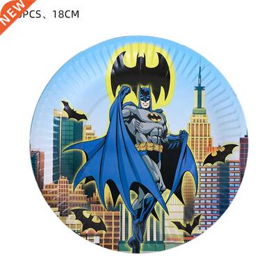 Superhero Bat man Theme Party Decoration Disposable Tablewar