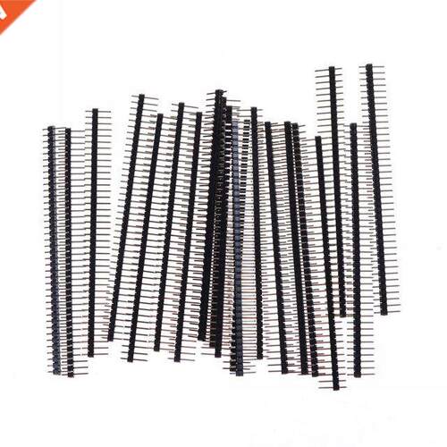 20pcs Single Male Pin Header For Arduin 1x40 Row 2.54 Breaka