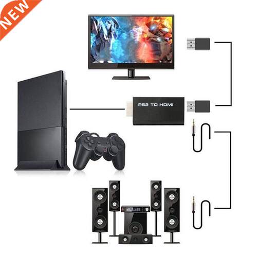 For PS2 To HDMI 480i/480p/576i Audio Video Converter Adapter
