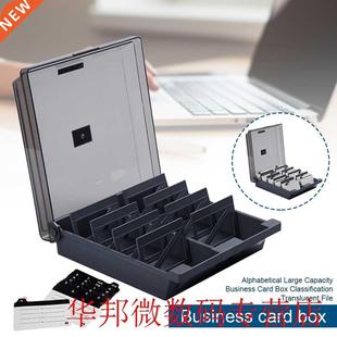Organizer Business Card Box Alphabetical Classification Hold