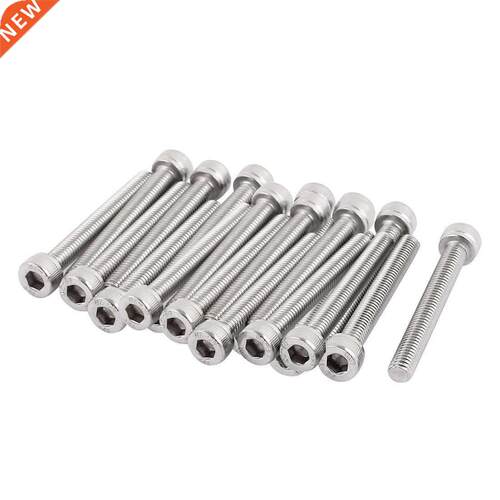 M5x45mm Thread 304 Hex Socket Head Cap Screw Bolt DIN912 15p