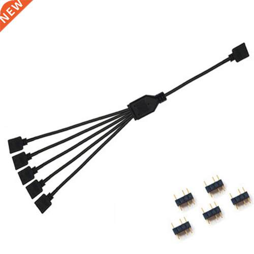 5V/3-pin ARGB RGB Extension Adapter Cable H Case w/ Tape &am