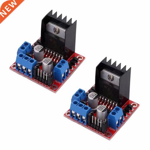 2X L298N DC Motor Driver Module Dual H Bridge Control Board
