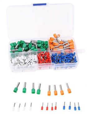 400pcs Insulated Crimp Terminals Wire Copper Crimp Connector