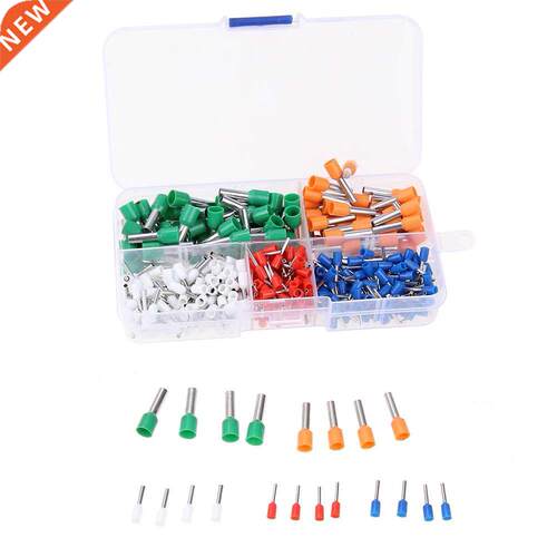 400pcs Insulated Crimp Terminals Wire Copper Crimp Connector