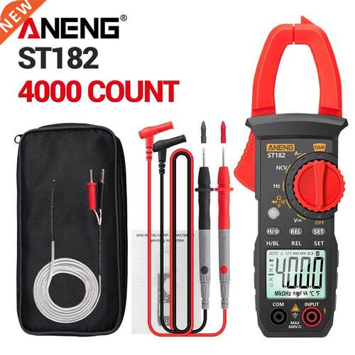 ST182 Mini Digital Clamp Meter AC Current Multimeter DC/AC V