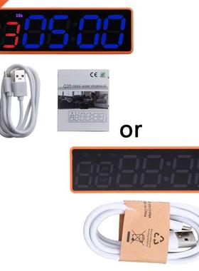 Gym Timer LED Workout Colck Count Down/Up Clock Ultra-Clear