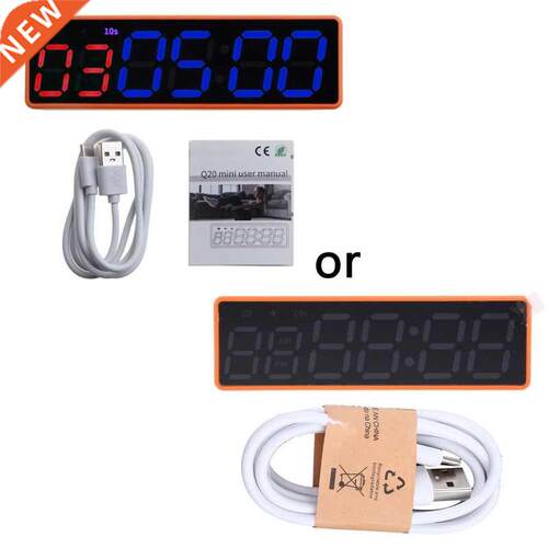 Gym Timer LED Workout Colck Count Down/Up Clock Ultra-Clear