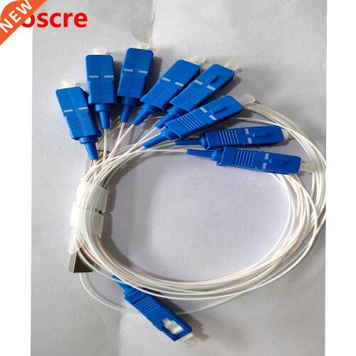 SC/UPC 1x8 Fiber Optic PLC Splitter Singlemode SM Fiber pigt