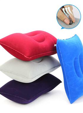 Inflatable Air Pillow Bed Sleeping Camping Pillow PVC Nylon