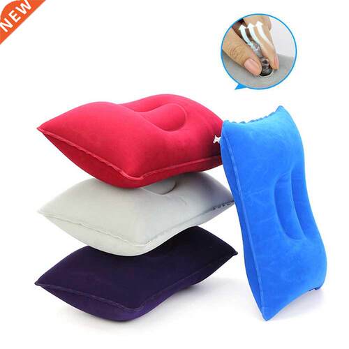 Inflatable Air Pillow Bed Sleeping Camping Pillow PVC Nylon
