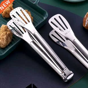 Stainless Steel Steak Clip BBQ Barbecue Salad Serving Tongs