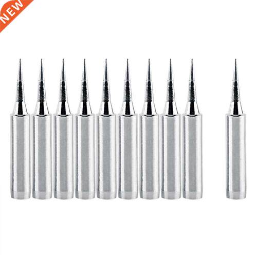 10Pcs 900M-T-I Solder Iron Tip Pure Copper Soldering Replace