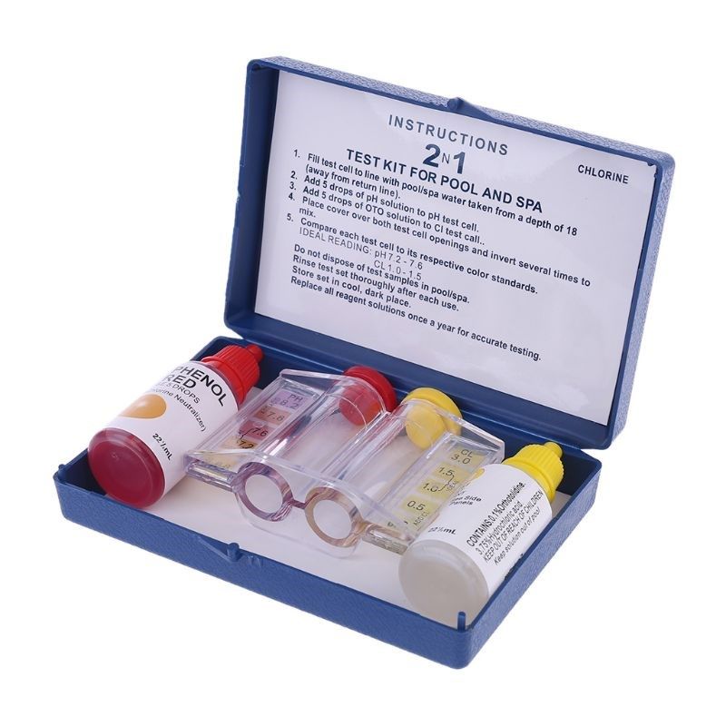 35ED pH Chlorine Water Quality Test Kit Swimming Pool Hydrop