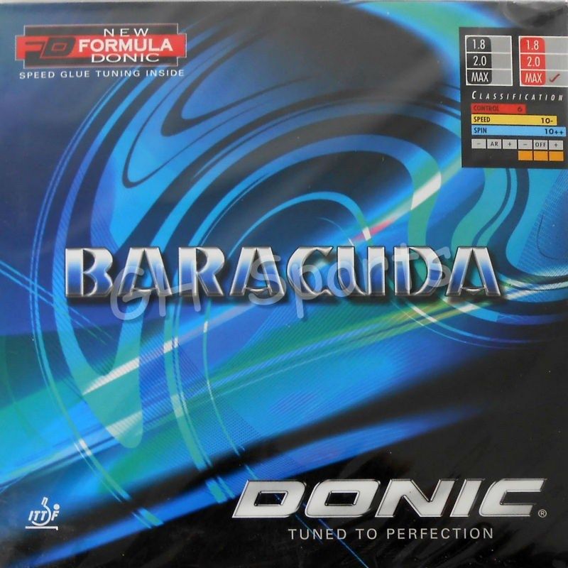 donic baracuda 12080 13080 pips-in table tennis pingpong rub