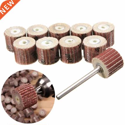 10Pcs 12mm Sandpaper Grinding Wheel Abrasive Tools Rust Remo