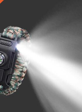 Emergency Paracord 550 4mm Led Lights Camping Rope Parachute