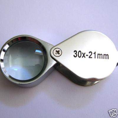 Triplet Magnifier Jewelry Eye Loupe 20X&10X+30X Quality