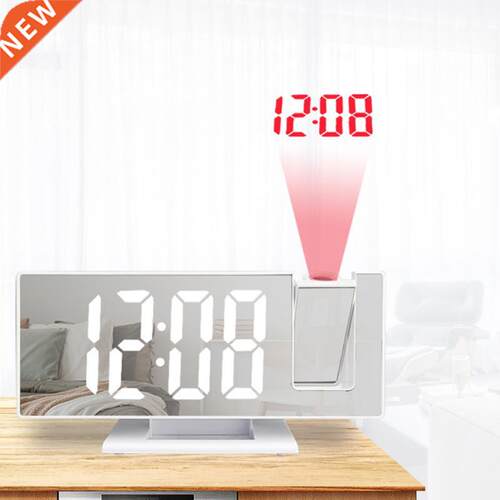 LED Digital Projection Alarm Clock Table Electronic Alarm Cl